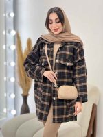 شکت چهارخونه جیب نما جانان کد 5669 - تصویر 5