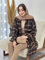 شکت چهارخونه جیب نما جانان کد 5669 - تصویر 22