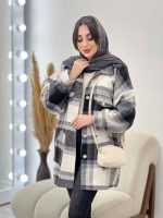 شکت چهارخونه جیب نما جانان کد 5669 - تصویر 3