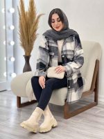 شکت چهارخونه جیب نما جانان کد 5669 - تصویر 12