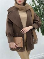 پالتو یقه انگلیسی دو جیب کد4234 - تصویر 17