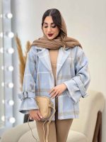 پالتو چهارخونه آستین بند دو جیب کد 5666 - تصویر 25