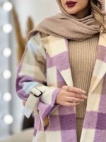 پالتو چهارخونه آستین بند دو جیب کد 5666 - تصویر 21