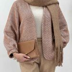 پالتو طرح دار مهتا کد 5683
