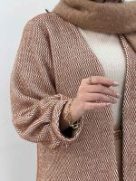 پالتو طرح دار مهتا کد 5683 - تصویر 4