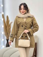 بارانی سر جیب دوبله هلنا کد 5676 - تصویر 3