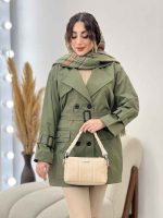 بارانی سر جیب دوبله هلنا کد 5676 - تصویر 19