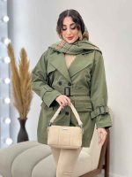 بارانی سر جیب دوبله هلنا کد 5676 - تصویر 8