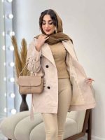 بارانی سر جیب دوبله هلنا کد 5676 - تصویر 7