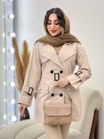 بارانی سر جیب دوبله هلنا کد 5676 - تصویر 2