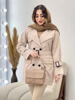 بارانی سر جیب دوبله هلنا کد 5676 - تصویر 13