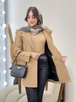 بارانی دوخت دار دو جیب کد 5500 - تصویر 7