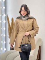 بارانی دوخت دار دو جیب کد 5500 - تصویر 5