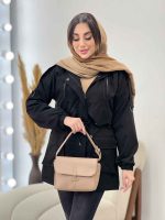 بارانی کمر گت دل آرا کد 5737 - تصویر 22