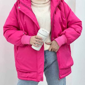 کاپشن کلاهدار دو جیب کارولینا کد 5744