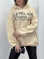 هودی دو جیب Cleveland کد 5749 - تصویر 3