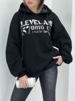 هودی دو جیب Cleveland کد 5749 - تصویر 5