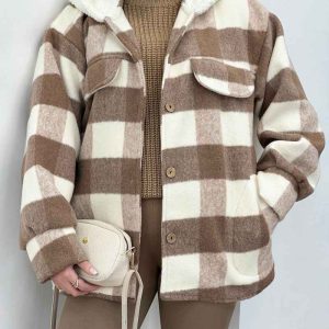 شکت چهارخونه کلاه تدی کد 5562