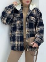 شکت چهارخونه کلاه تدی کد 5562 - تصویر 5