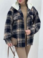 شکت چهارخونه کلاه تدی کد 5562 - تصویر 24