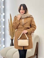 بارانی یقه دوبل باران کد 5541 - تصویر 19