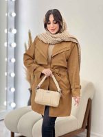 بارانی یقه دوبل باران کد 5541 - تصویر 22