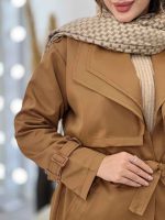 بارانی یقه دوبل باران کد 5541 - تصویر 25