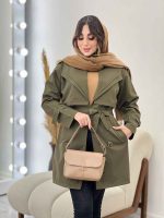 بارانی یقه دوبل باران کد 5541 - تصویر 5