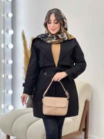 بارانی یقه دوبل باران کد 5541 - تصویر 11