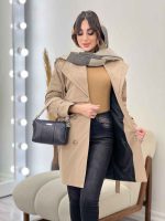 بارانی یقه دوبل باران کد 5541 - تصویر 3