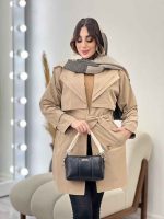 بارانی یقه دوبل باران کد 5541 - تصویر 10