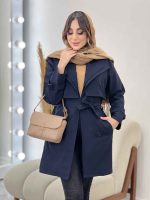 بارانی یقه دوبل باران کد 5541 - تصویر 2