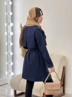 بارانی یقه دوبل باران کد 5541 - تصویر 24