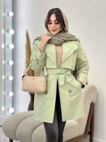 بارانی یقه دوبل باران کد 5541 - تصویر 23