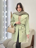 بارانی یقه دوبل باران کد 5541 - تصویر 8