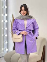 بارانی یقه دوبل باران کد 5541 - تصویر 7