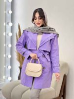 بارانی یقه دوبل باران کد 5541 - تصویر 20