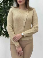 بافت بیسکویتی یقه دالبر کد 5434 - تصویر 18