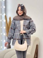 پالتو آستین بند نادیا کد 5778 - تصویر 17