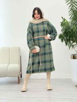 پیراهن چهارخونه تک جیب کد 5475 - تصویر 3