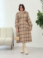 پیراهن چهارخونه تک جیب کد 5475 - تصویر 2