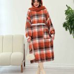 پیراهن چهارخونه تک جیب کد 5475