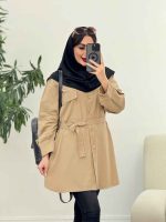 مانتو دو جیب پاکتی طلایه کد 5734 - تصویر 20