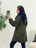 مانتو دو جیب پاکتی طلایه کد 5734 - تصویر 17