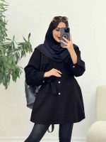 مانتو دو جیب پاکتی طلایه کد 5734 - تصویر 4