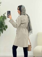 بارانی پشت ژیله چهار جیب کد 5474 - تصویر 10