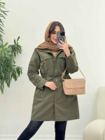 بارانی پشت ژیله چهار جیب کد 5474 - تصویر 17