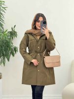 بارانی پشت ژیله چهار جیب کد 5474 - تصویر 8