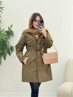 بارانی پشت ژیله چهار جیب کد 5474 - تصویر 13