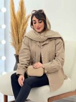 بارانی ژیله جیب دار کد 5719 - تصویر 5